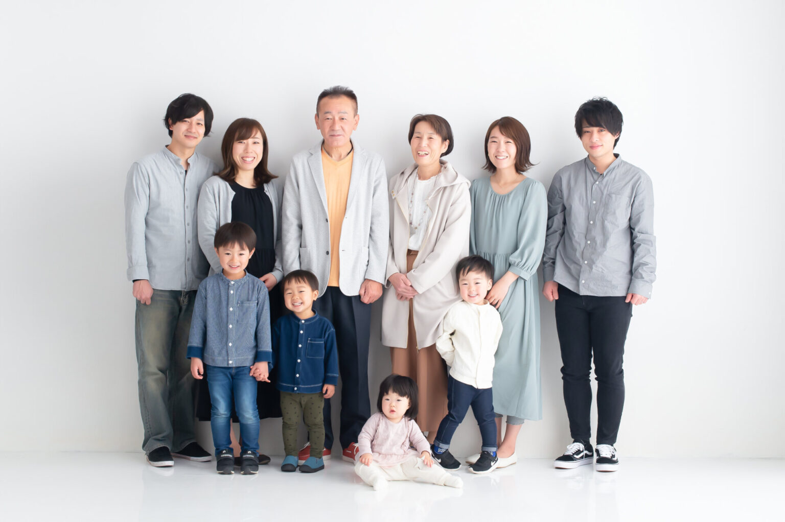 大人数のご家族写真