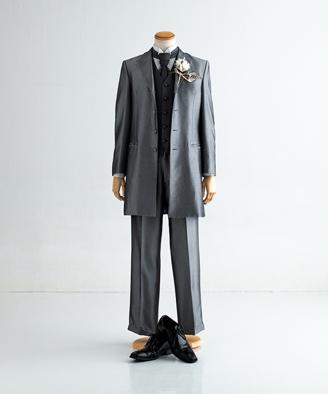 最新作即納kkaa655 ■ LUTENS ■ タキシード フロックコート ジャケット 結婚式 黒 M 燕尾服、タキシード