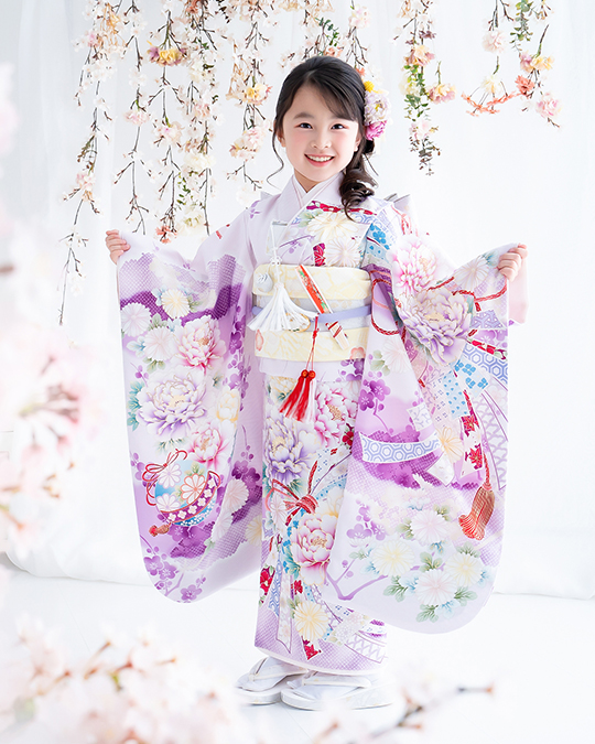 七五三 女の子 着物 浜松 フォトスタジオ衣装