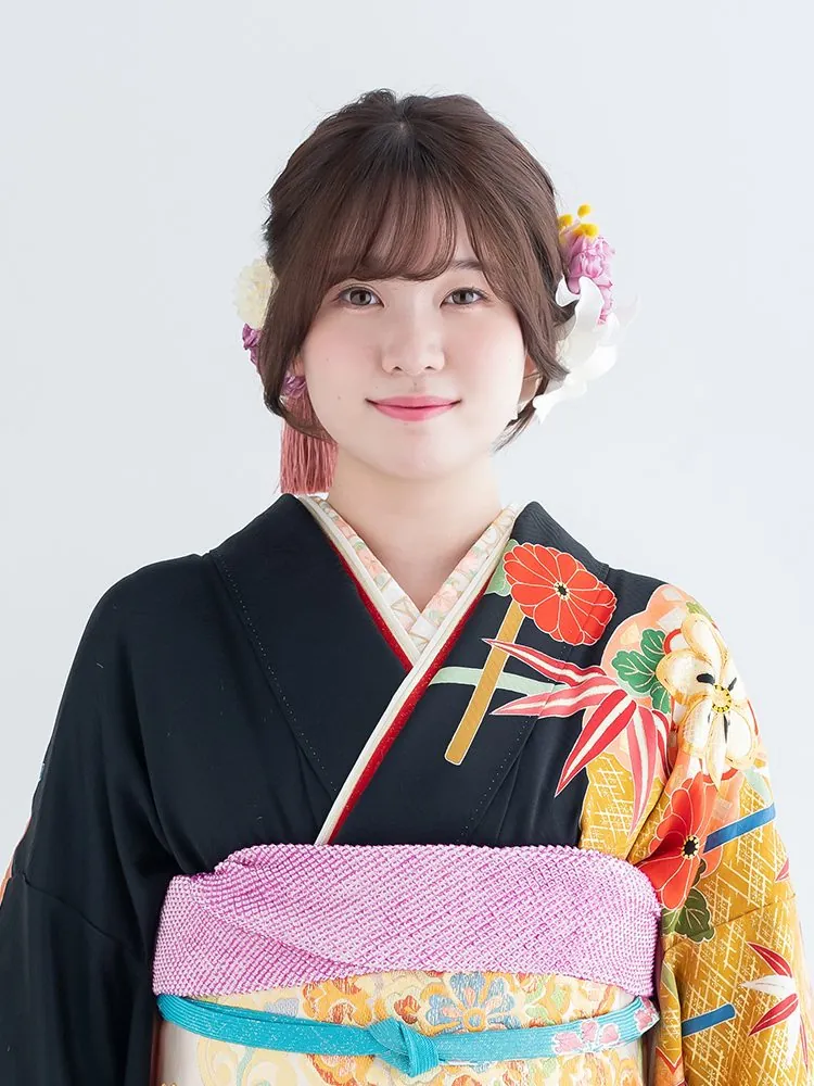 成人式 振袖 シニヨン ヘアアレンジ