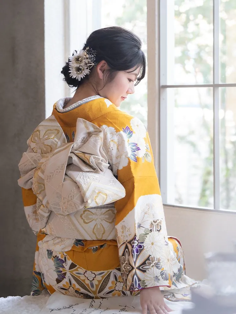 成人式 振袖 シニヨン ヘアアレンジ