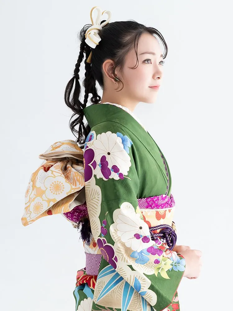成人式 振袖 ロングスタイル ヘアアレンジ
