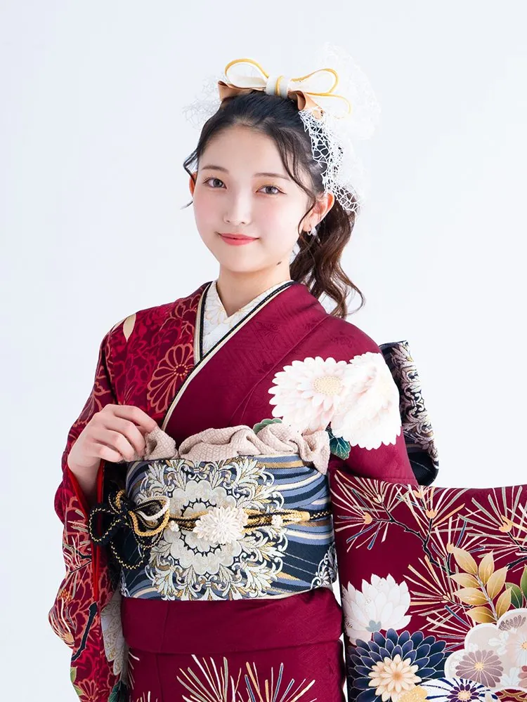 成人式 振袖 ロングスタイル ヘアアレンジ