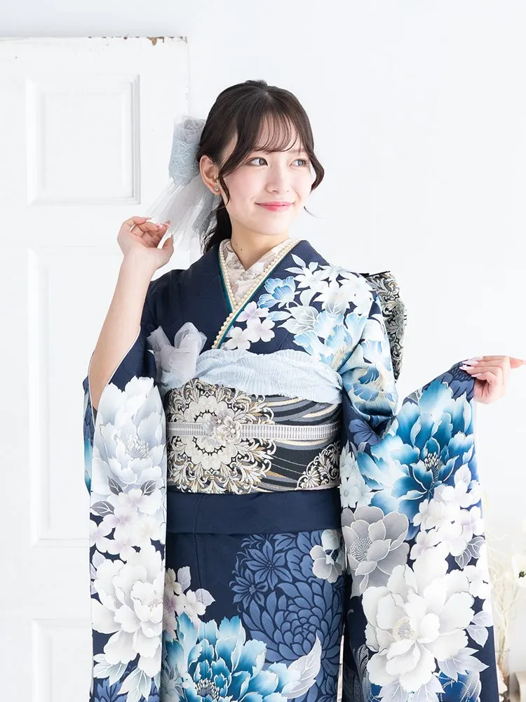 成人式 振袖 ロングスタイル ヘアアレンジ