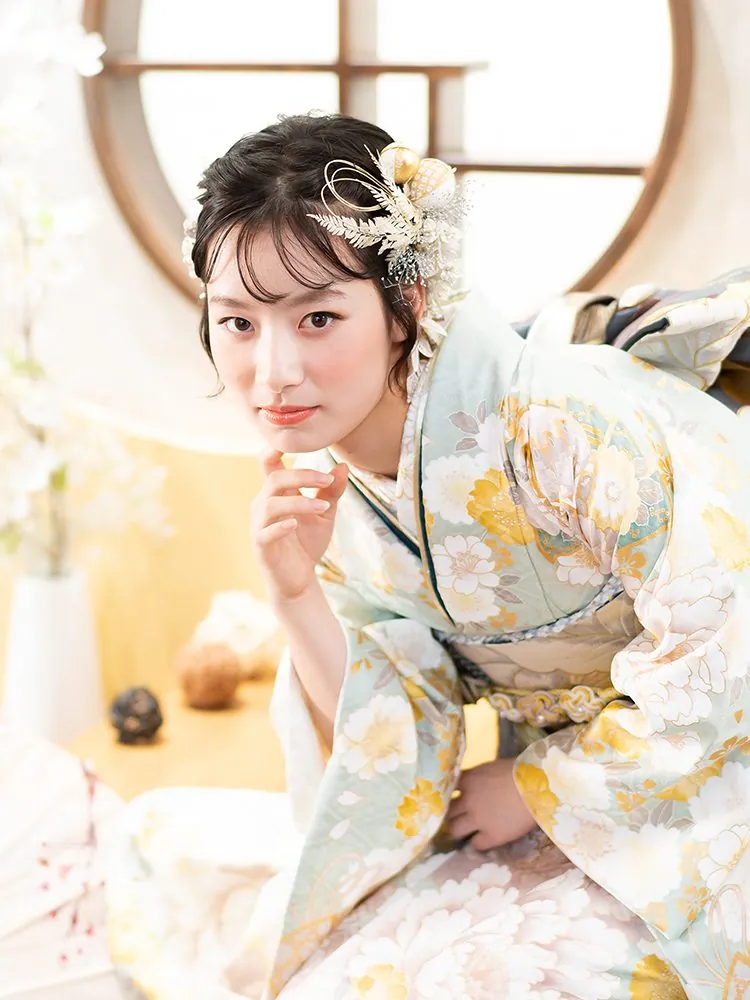 成人式 振袖 ショート ボブ ヘアアレンジ
