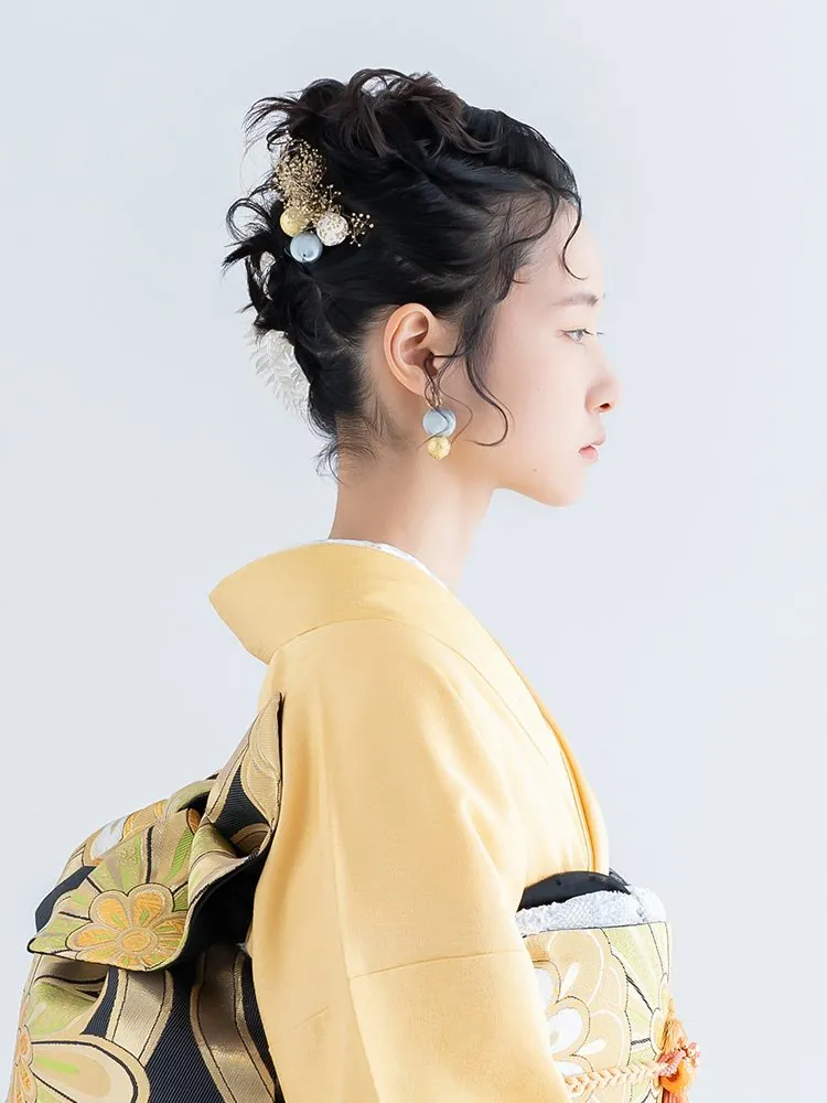 成人式 振袖 ショート ボブ ヘアアレンジ 別カット