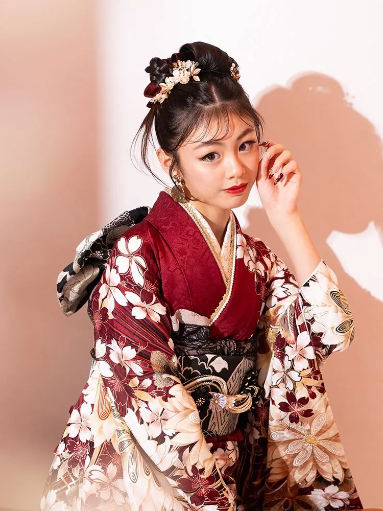 成人式 振袖 アップスタイル ヘアアレンジ