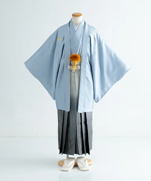 グレーの羽織袴