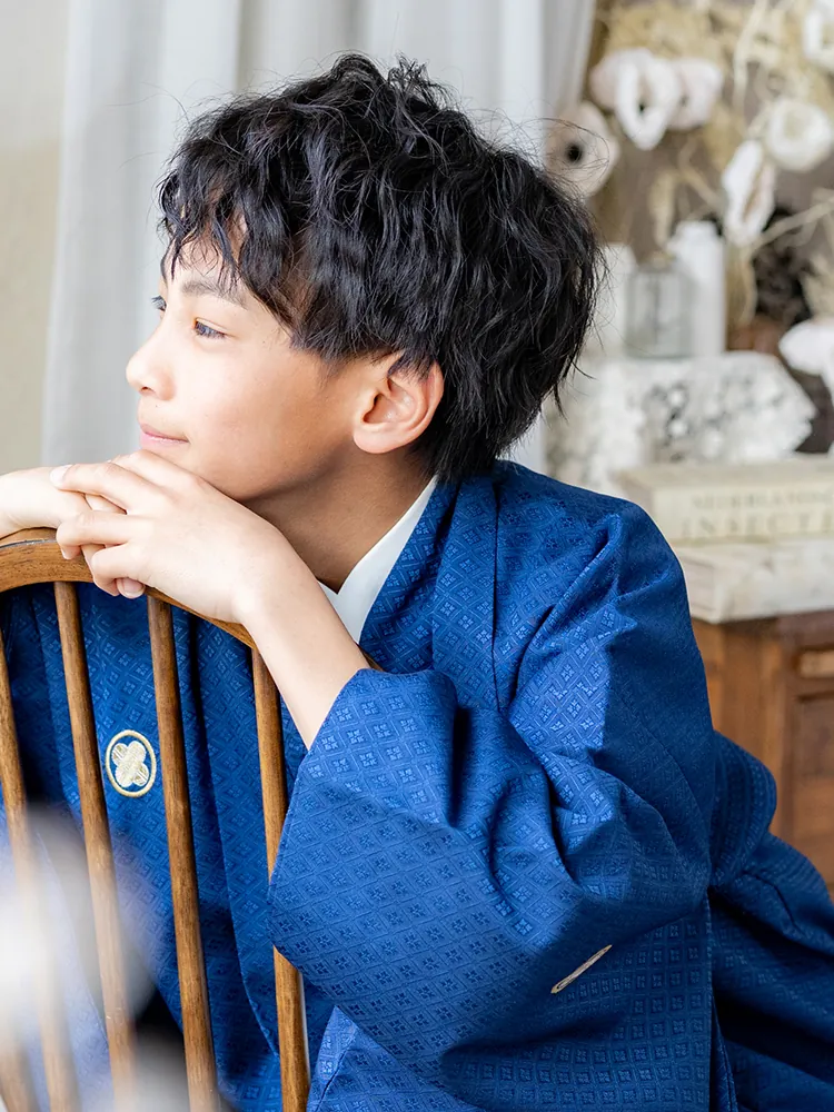 小学校卒業 男の子 袴 ヘアスタイル 別カット